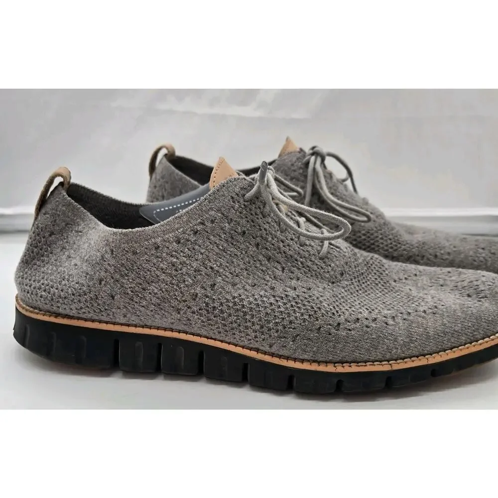 Cole Haan Zerogrand Wingtip Oxford Mens Sz 13 Stitchlite Ironstone Gray Shoes